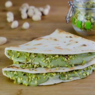 Piadina alla crema di pistacchio