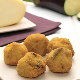 Aubergine bites