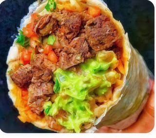 Piadina falafel con mozzarella