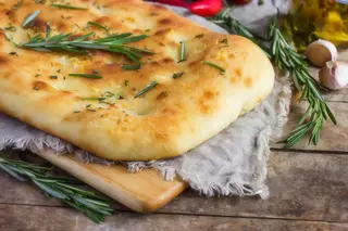 Focaccia vegetariana