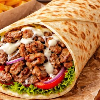 Piadina kebap maxi con mozzarella