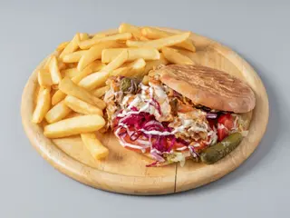 Menù panino kebap con birra