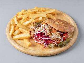 Menù panino kebap con birra