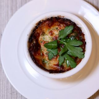 Julienne di funghi gratinata