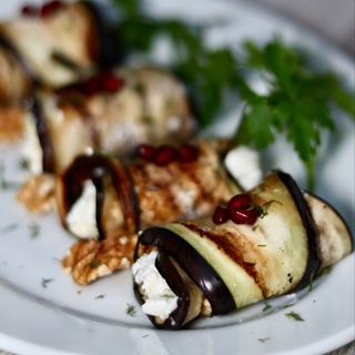 Melanzane con formaggio fresco