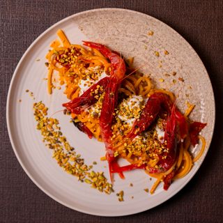 Troccolo al gambero rosso