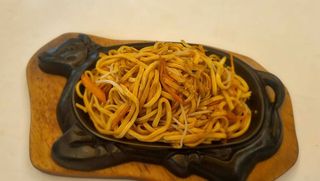 Spaghetti alla piastra