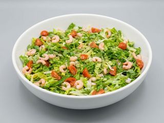 Rucola gamberi e pachino
