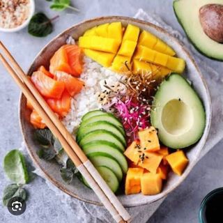 Poké vegetariano