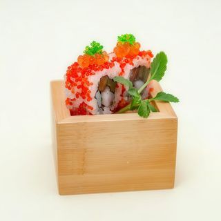 Uramaki gambero tobiko - 4 pezzi