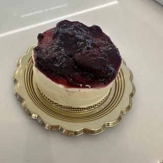 Monoporzione cheescake ai frutti di bosco