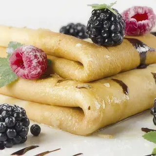 Crepe con cioccolato fondente