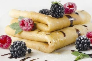 Crepe con marmellata