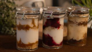 Barattolino gelato Cheesecake ai Frutti di Bosco