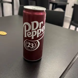 Dr Pepper 23 authentic blend of 23 flavors