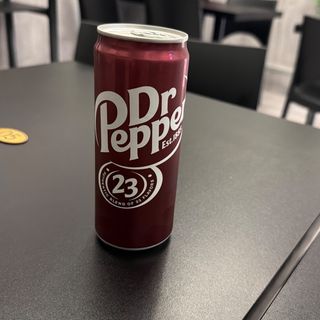 Dr Pepper 23 authentic blend of 23 flavors
