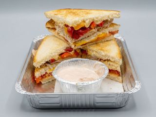 Club sandwich alla porchetta