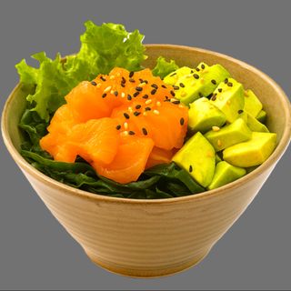 Salmon & avocado salad