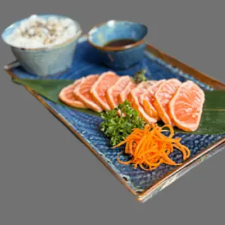Salmon tataki