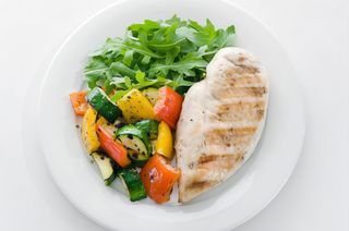 pollo con verdure