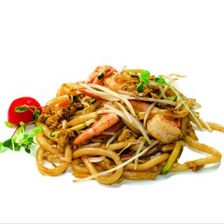 169. Udon con gamberi 