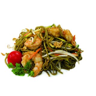 171. Soba con gamberi