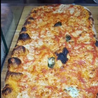 Pizza margherita alla pala 60x40