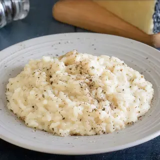 Risotto cacio e pepe