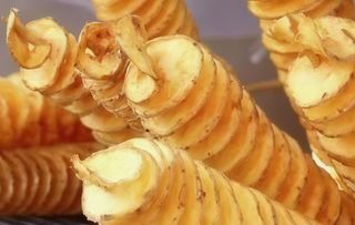 Patatine a spirale