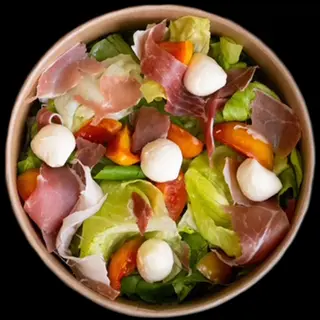 INSALATA CRUDO E MOZZARELLA