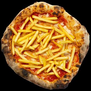 Margherita con patatine fritte