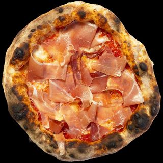 Margherita con prosciutto crudo