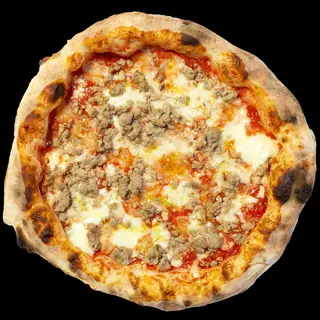 Margherita con salsiccia fresca + fritto + bibita