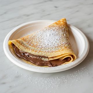 Crepes Nutella e granella di Nocciole