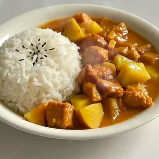 unico yellow pollo al curry 咖喱鸡盖饭