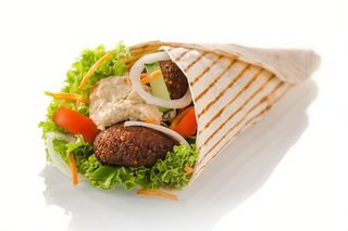 Arrotolato falafel