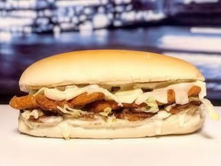 Panino con petto di pollo