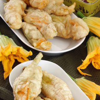 Fiori di zucca al pizzo