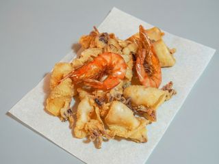 Calamari e gamberi - 1 porzione 200 g
