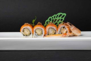 160. Black scampi roll - 8 pezzi