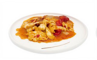 259. Pollo in salsa piccante