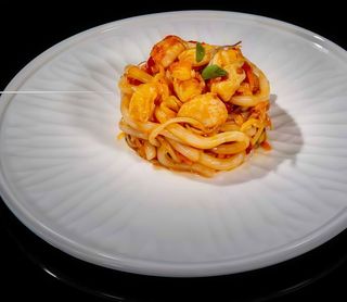 169. Udon con care di pollo