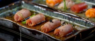 98. Carpaccio tuna scottato