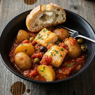 Baccalà in Umido alla Romagnola