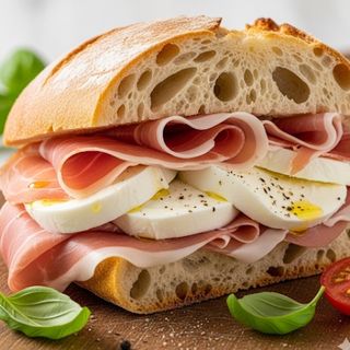 Crudo di Parma e Mozzarella