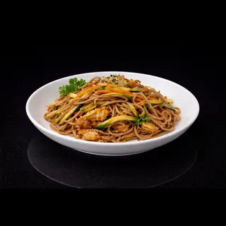 225 Soba con uova e verdure miste