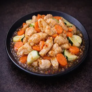607. Pollo in salsa piccante
