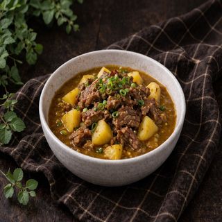 610. Manzo al curry con patate