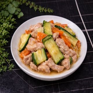 616a Maiale con verdure miste