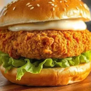 Hamburger chicken fillet